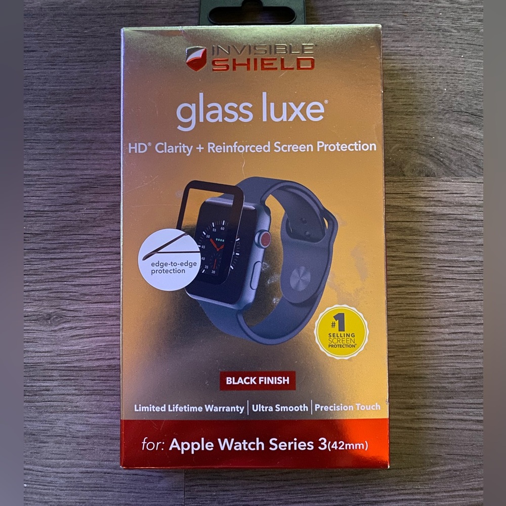 Invisible Shield Black Smartwatch Screen Protector